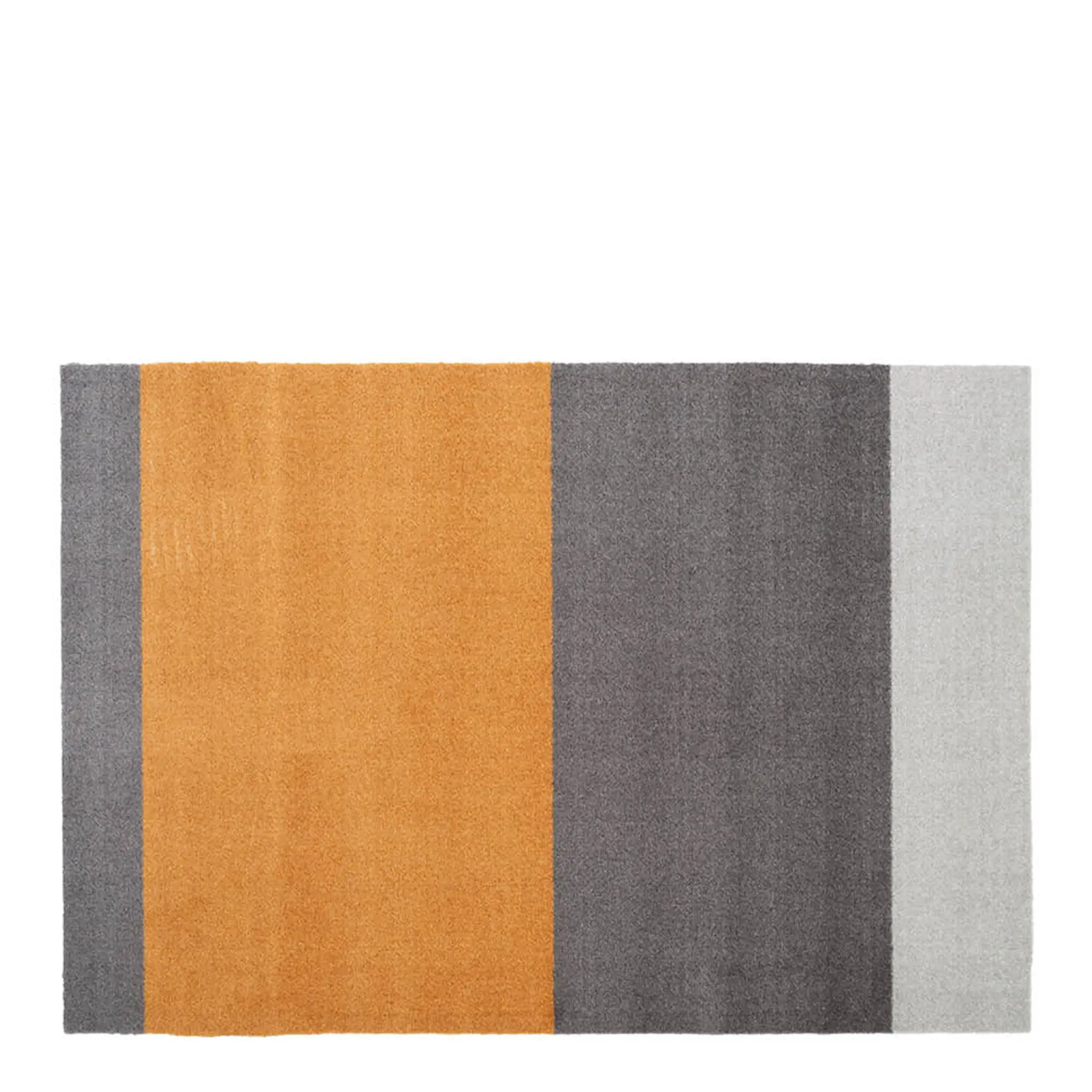 Tica Copenhagen Stripes Horizontally golvmatta 130x90 cm dijon/grå