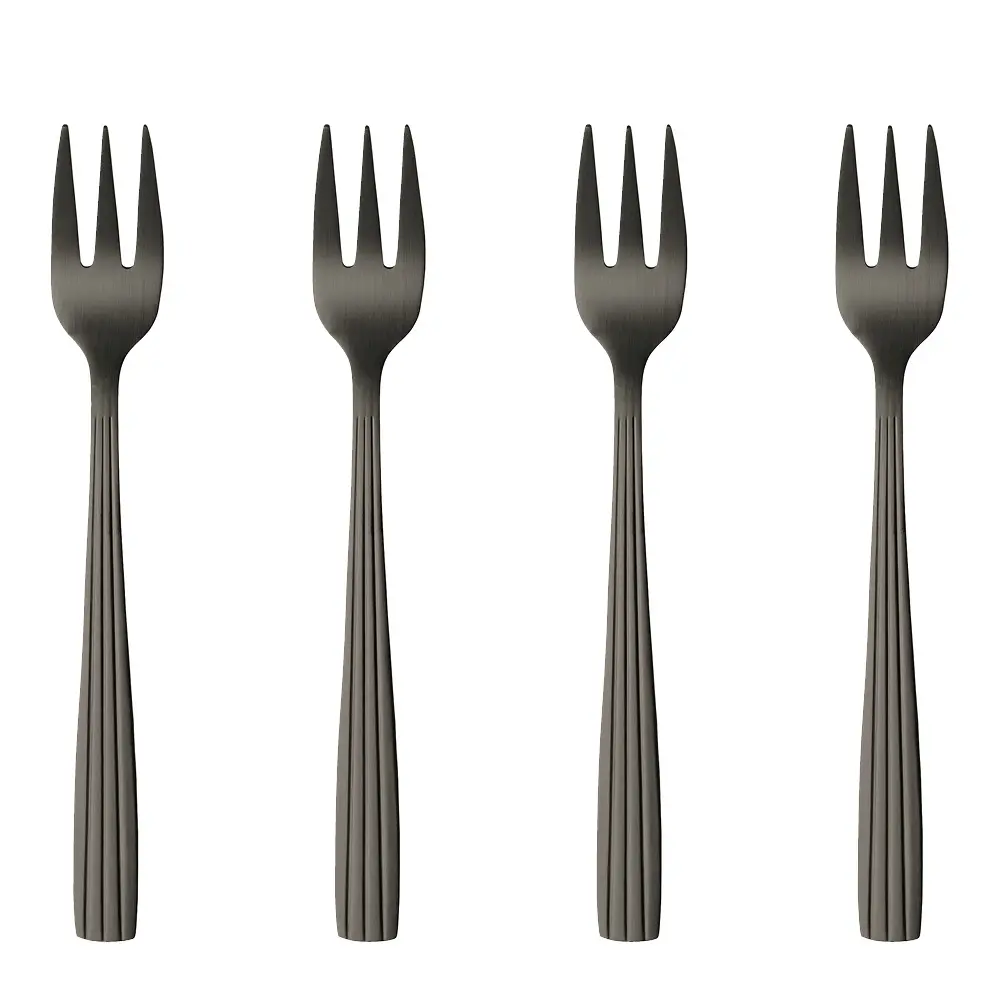 Raw Cutlery Kakkuhaarukka 18,2 cm 4 kpl Matte Black