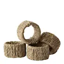Nori servettring 4-pack natur