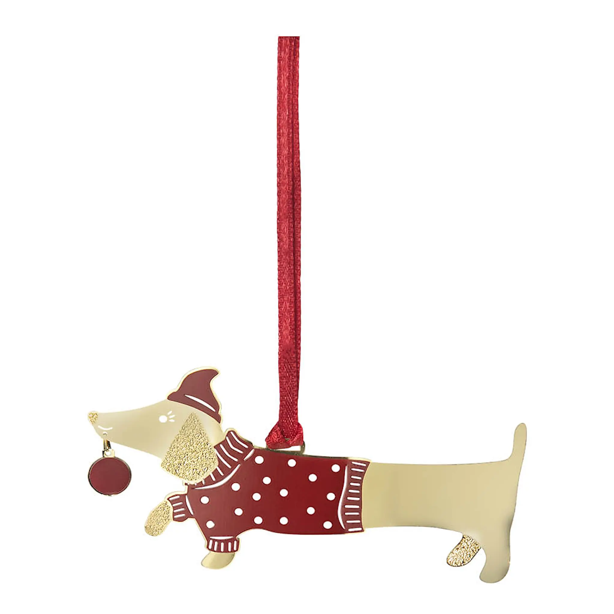 Pluto Jolly Dogs julepynt 8 cm hønsehus