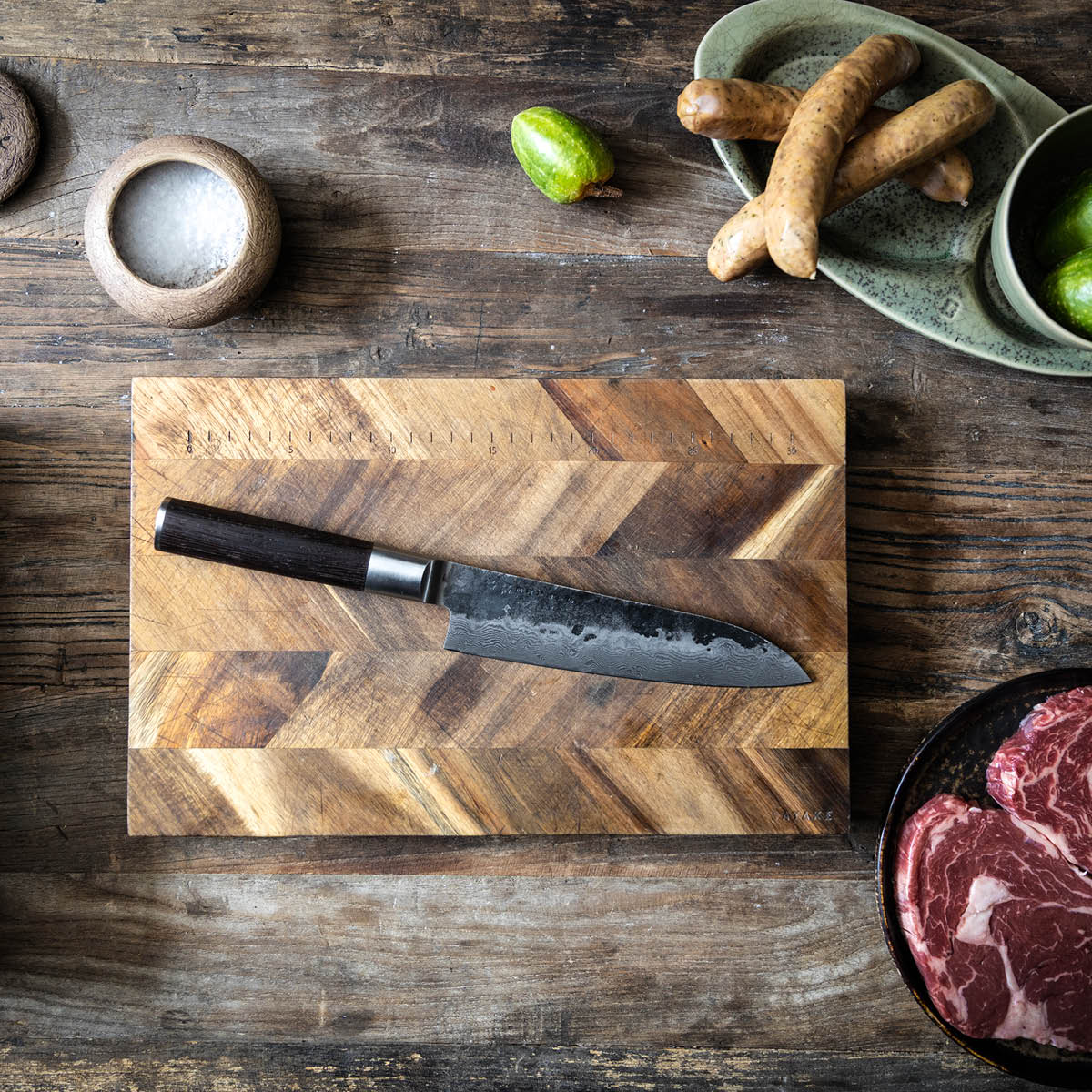 Satake Kuro Santoku Veitsi 18 cm