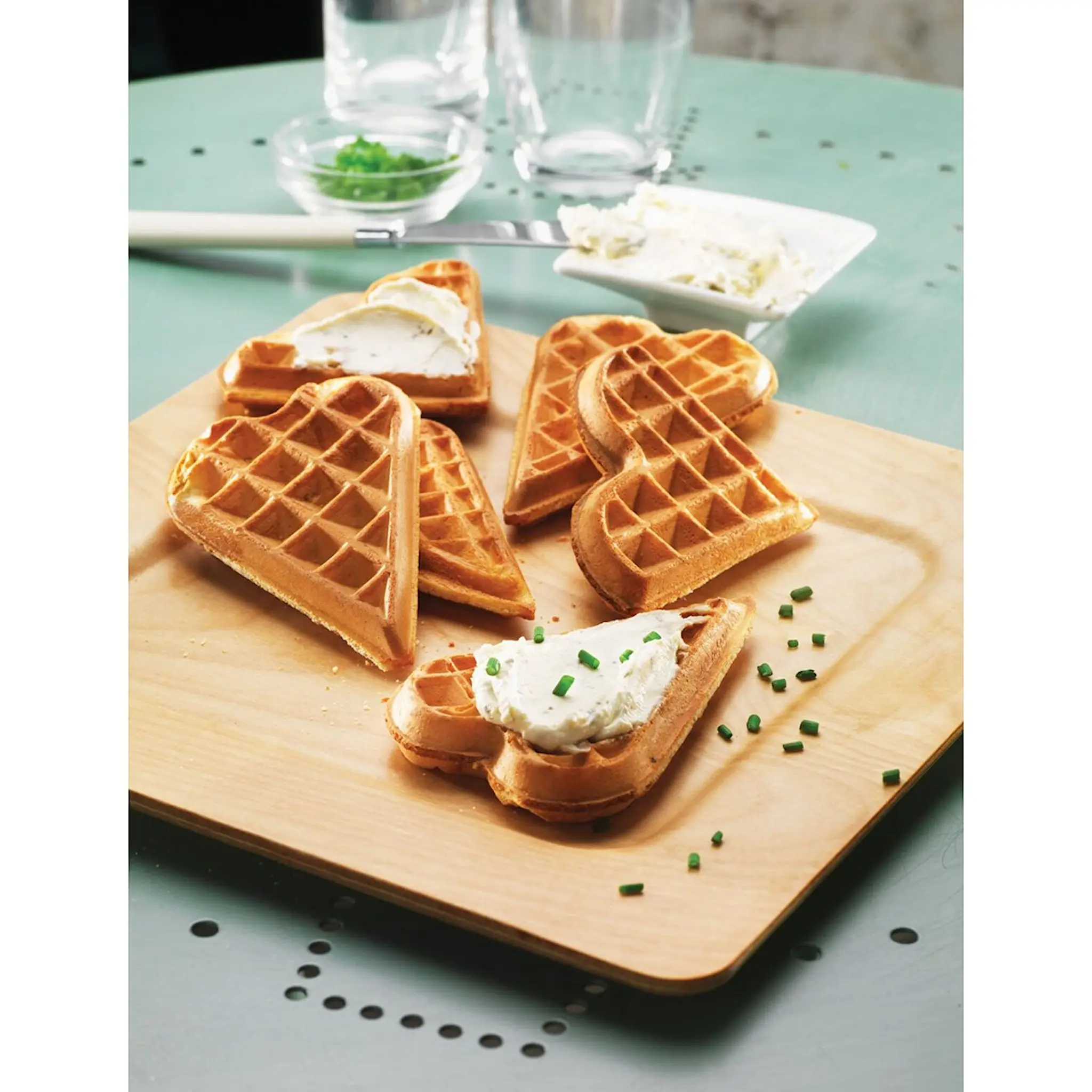 Tefal Box 6 Heart Waffle Plattor 2-Pack