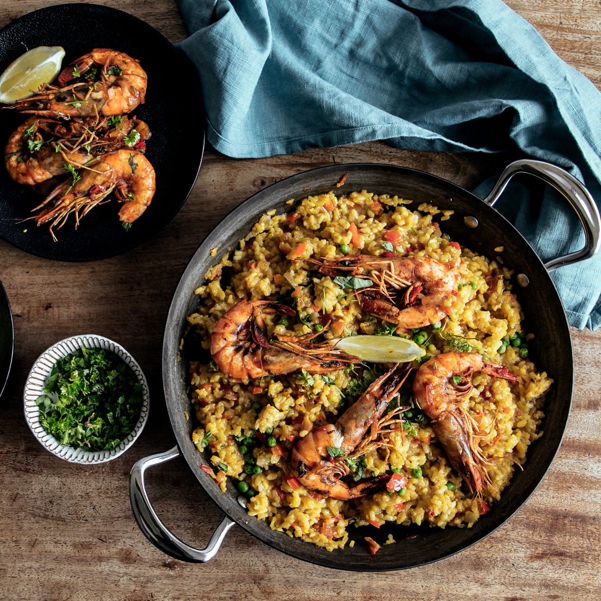 Samuel Groves Carbon Steel paellapanne i karbonstål 30 cm