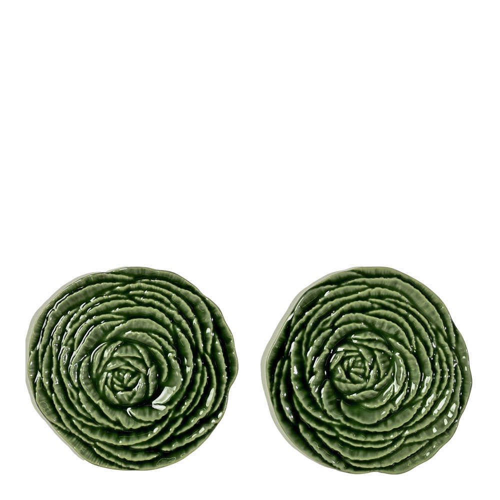 ByOn - Veggie Lasinalunen 10x10x0,5 cm 2 kpl Vihanneskuvio