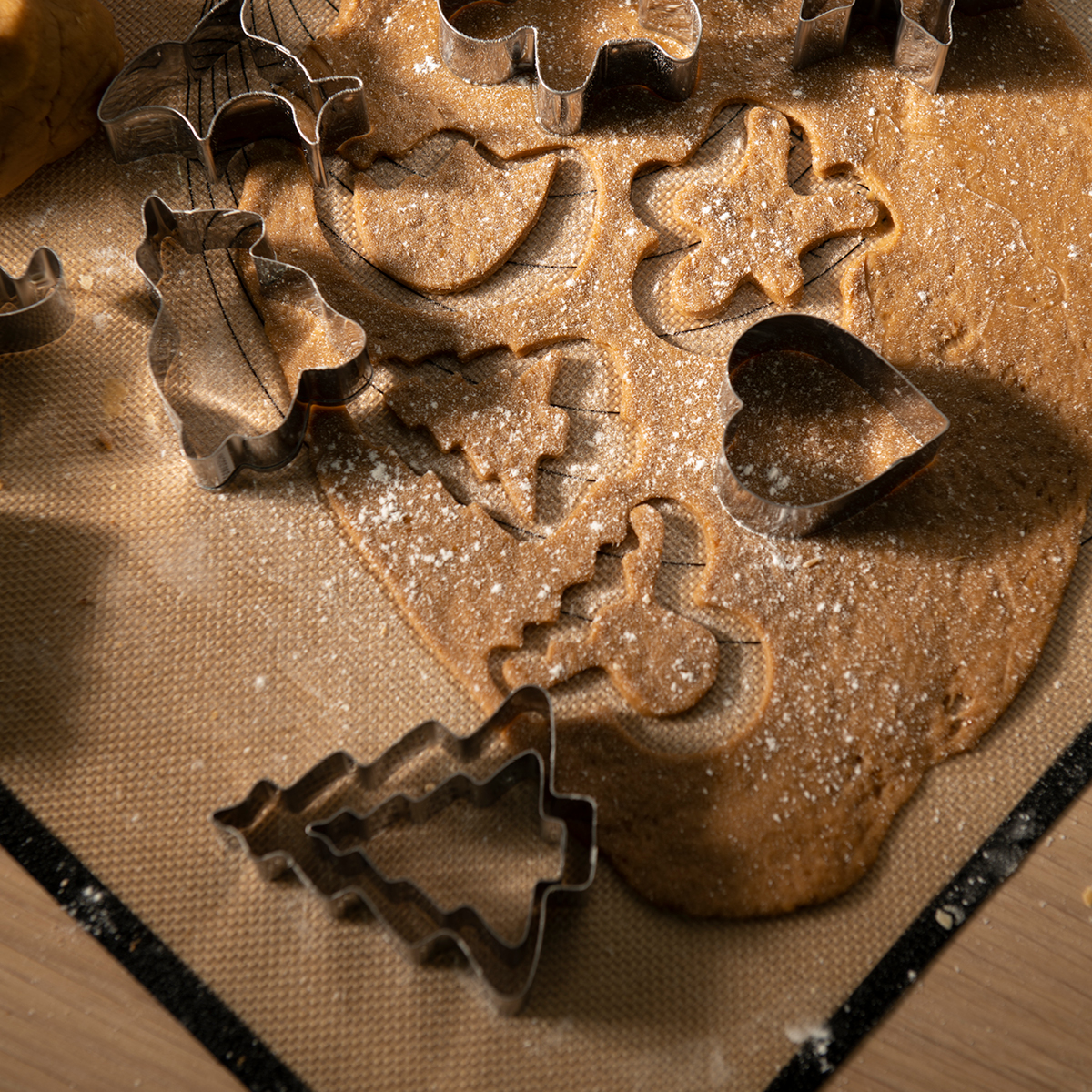 Modern House bAYk pepperkakeform 2 stk juletre sølv