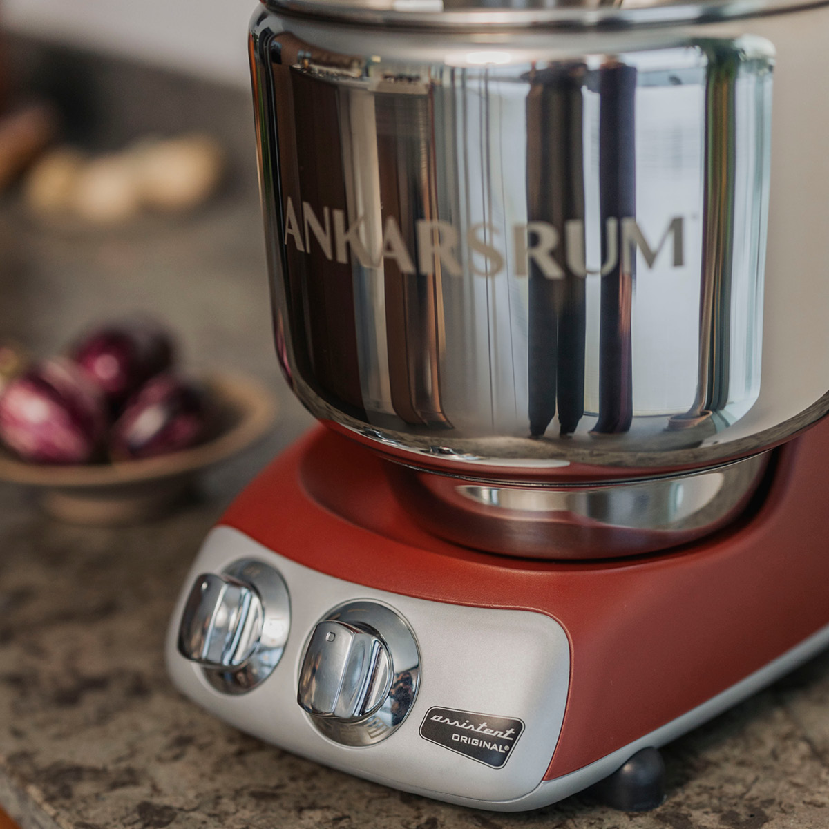 Ankarsrum Assistent Original AKM6230 köksmaskin 7 L rustic maroon