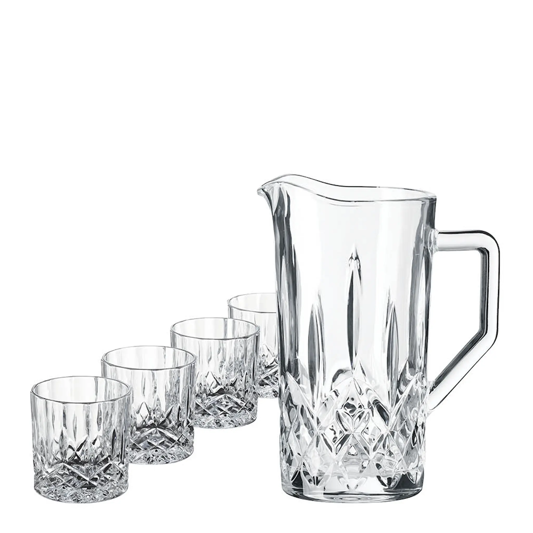 Aida Harvey glasset 1 L kanna + 4 glas