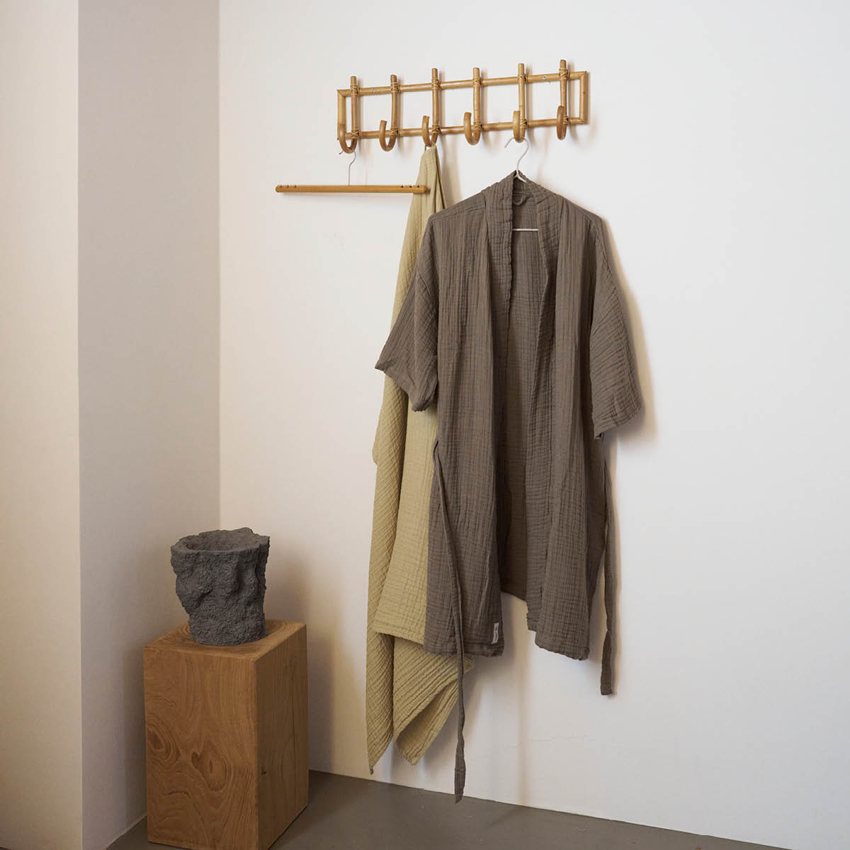 The Organic Company FINE badekåpe S/M clay