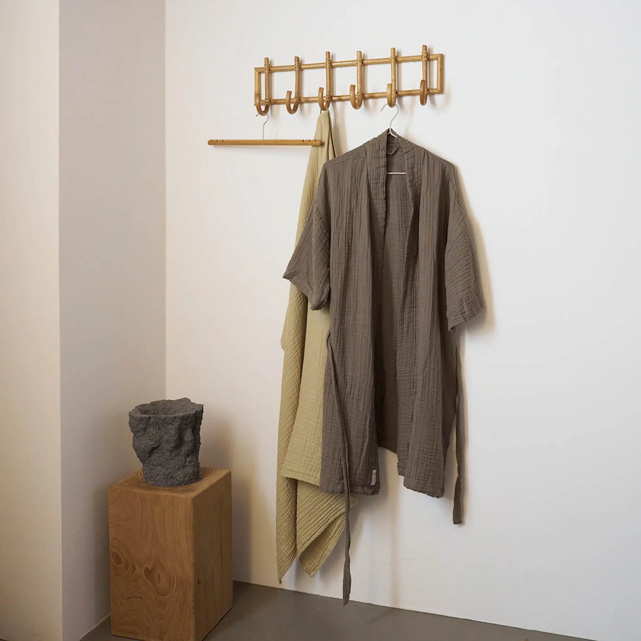 The Organic Company FINE badekåpe S/M clay