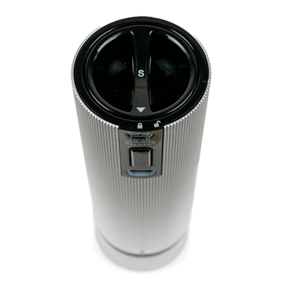 Peugeot Line elektrisk saltkvern 15 cm aluminium