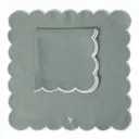 Grace Scallop tygservett linne 45 cm 2-pack Riviera