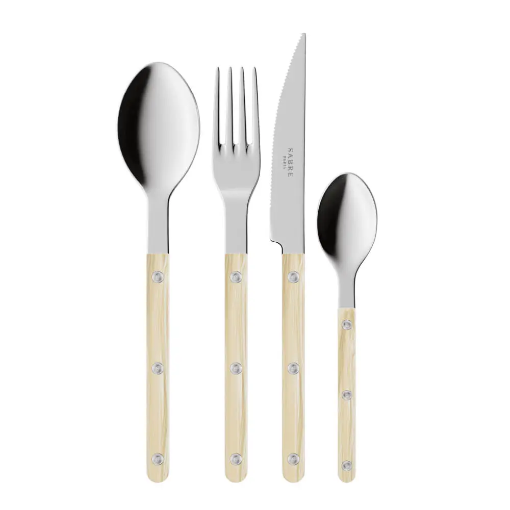 Bistrot ruokailuvälinesarja 4 kpl Faux Horn