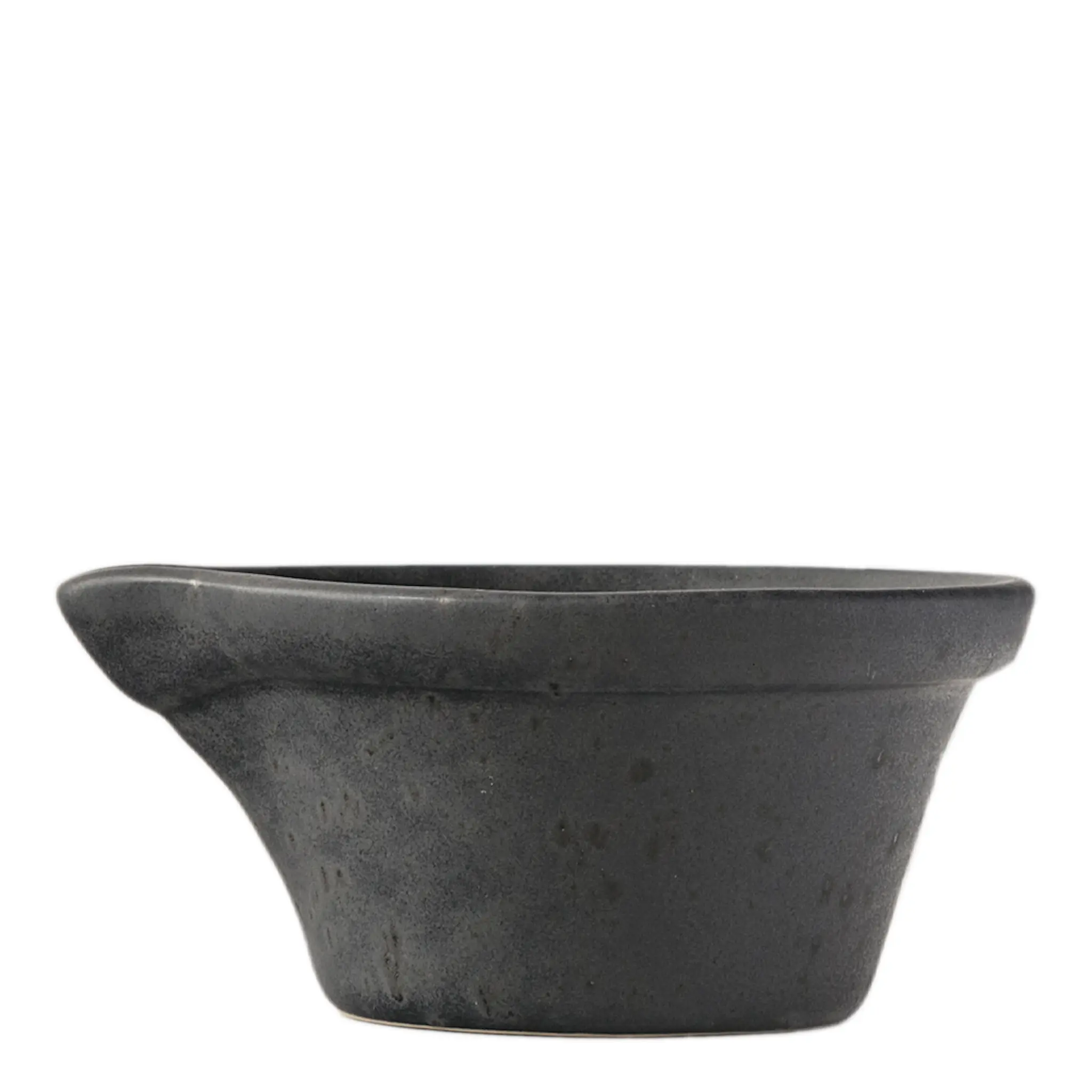 PotteryJo Peep Spillkum 12 cm Matt Black