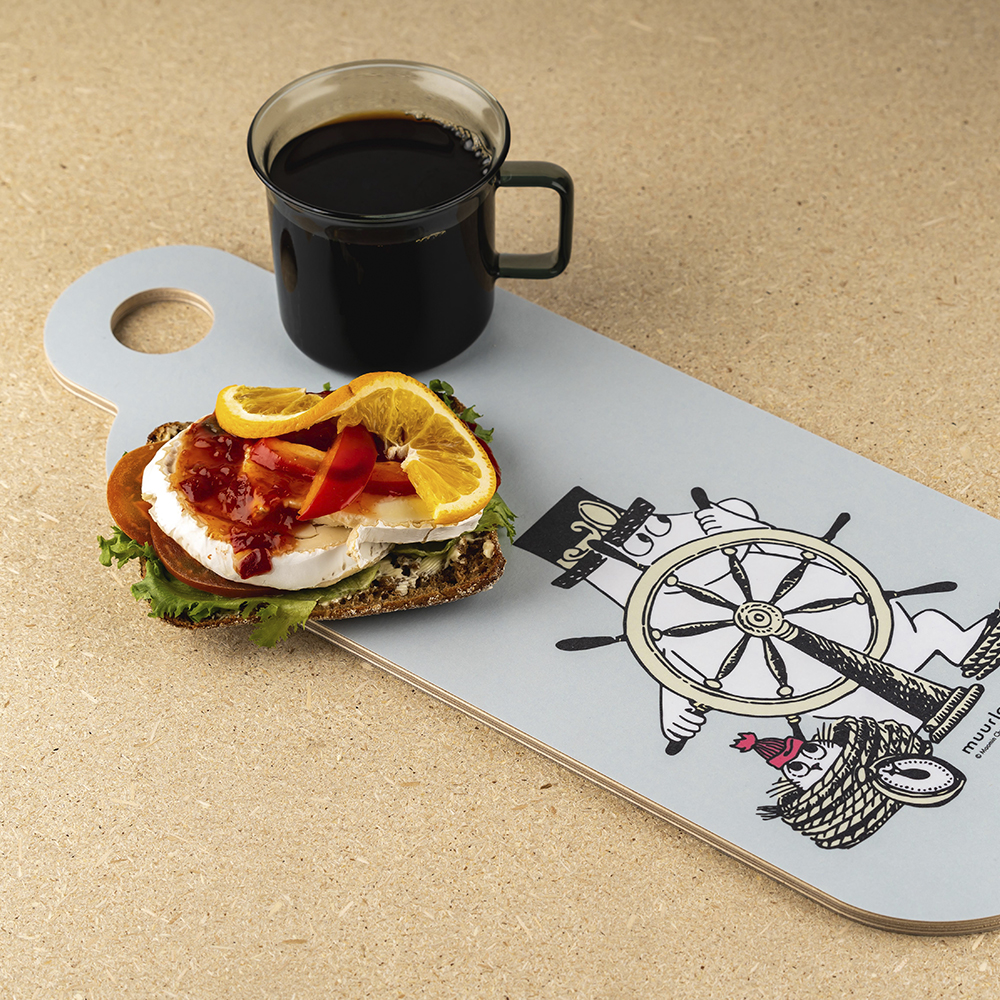 Muurla Mummi tosidig skjærebrett 17x44 cm Oppdageren