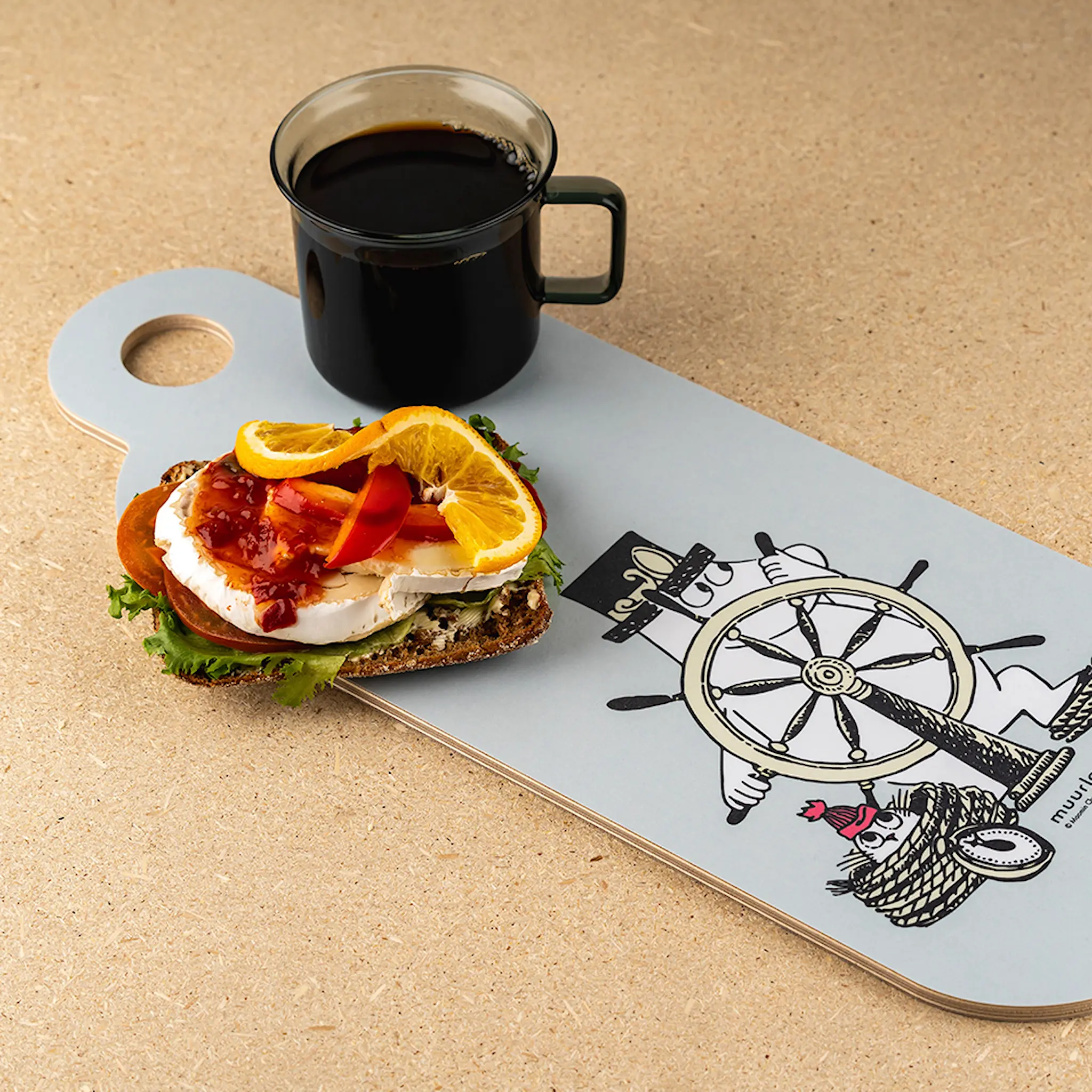 Muurla Muumi Leikkuulauta / Tarjotin 17x44 cm