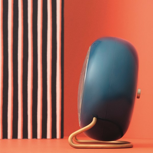 Arne Jacobsen Station bordur 11 cm blå/hvit