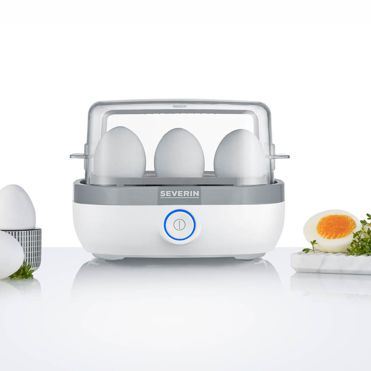 Severin Äggkokare EK3164 6 ägg vit