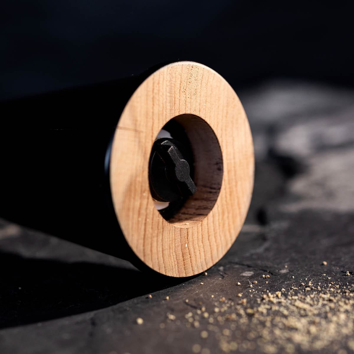 Sagaform Gurken saltkvarn / pepparkvarn 20,5 cm svart/brun