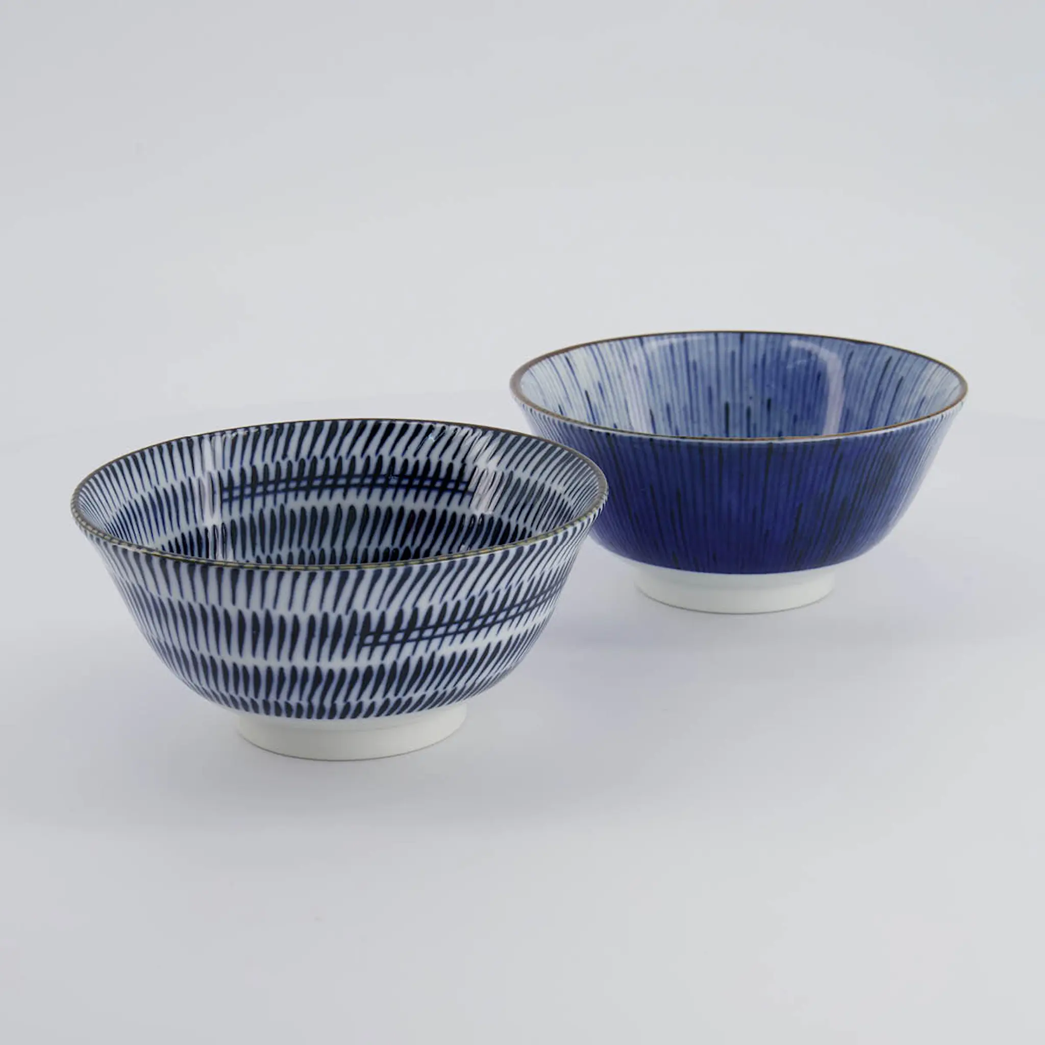 Tokyo Design Studio Tayo skålset 2-pack 15 cm blå vit