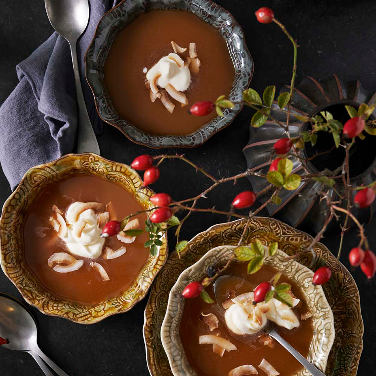 Sthål Arabesque Skål 17 cm Old Rose