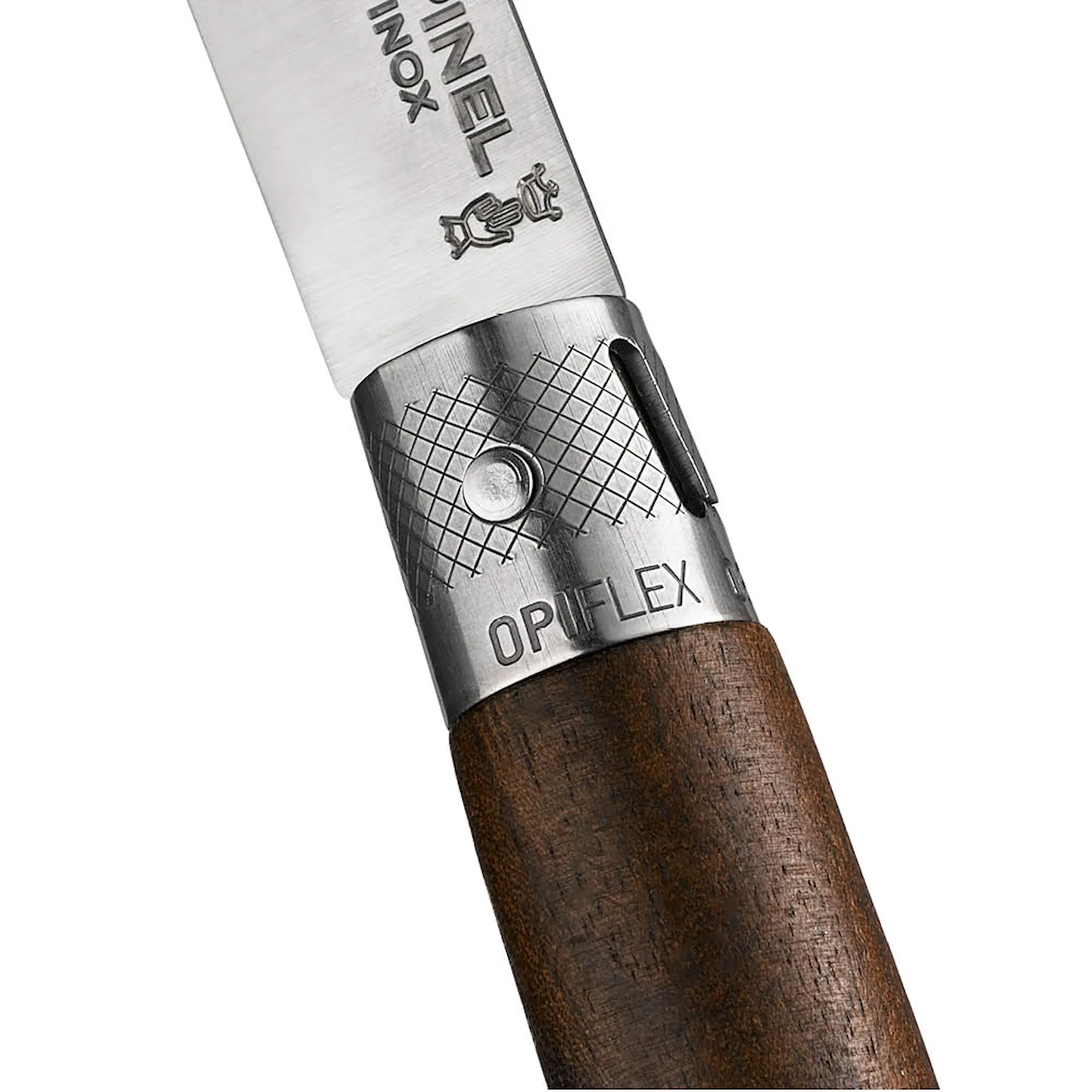 Opinel néo6 Opiflex lommekniv 7 cm svart valnøtt