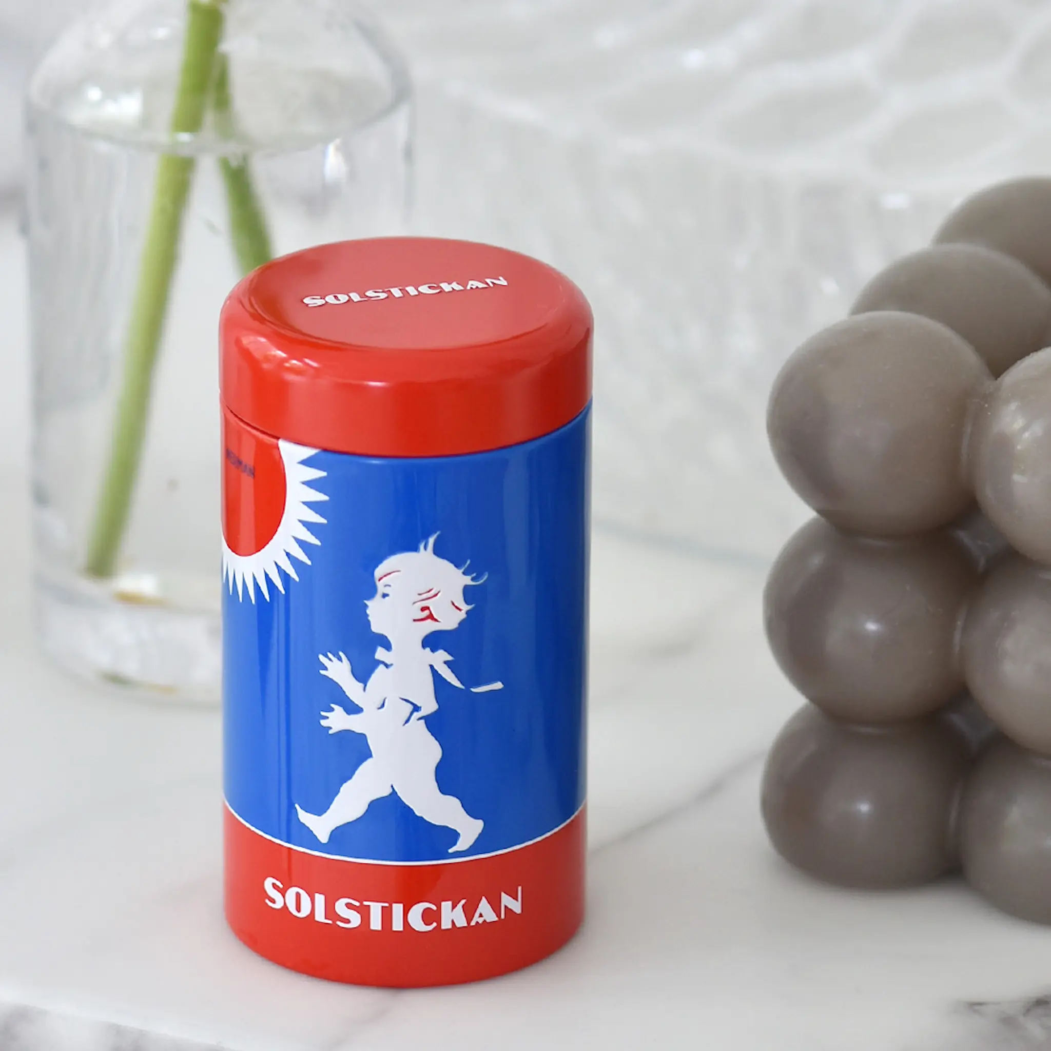 SOLSTICKAN Tulitikut purkissa 10 cm Original