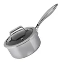 Santo kastrull med lock 1,5 L beläggning stål/svart