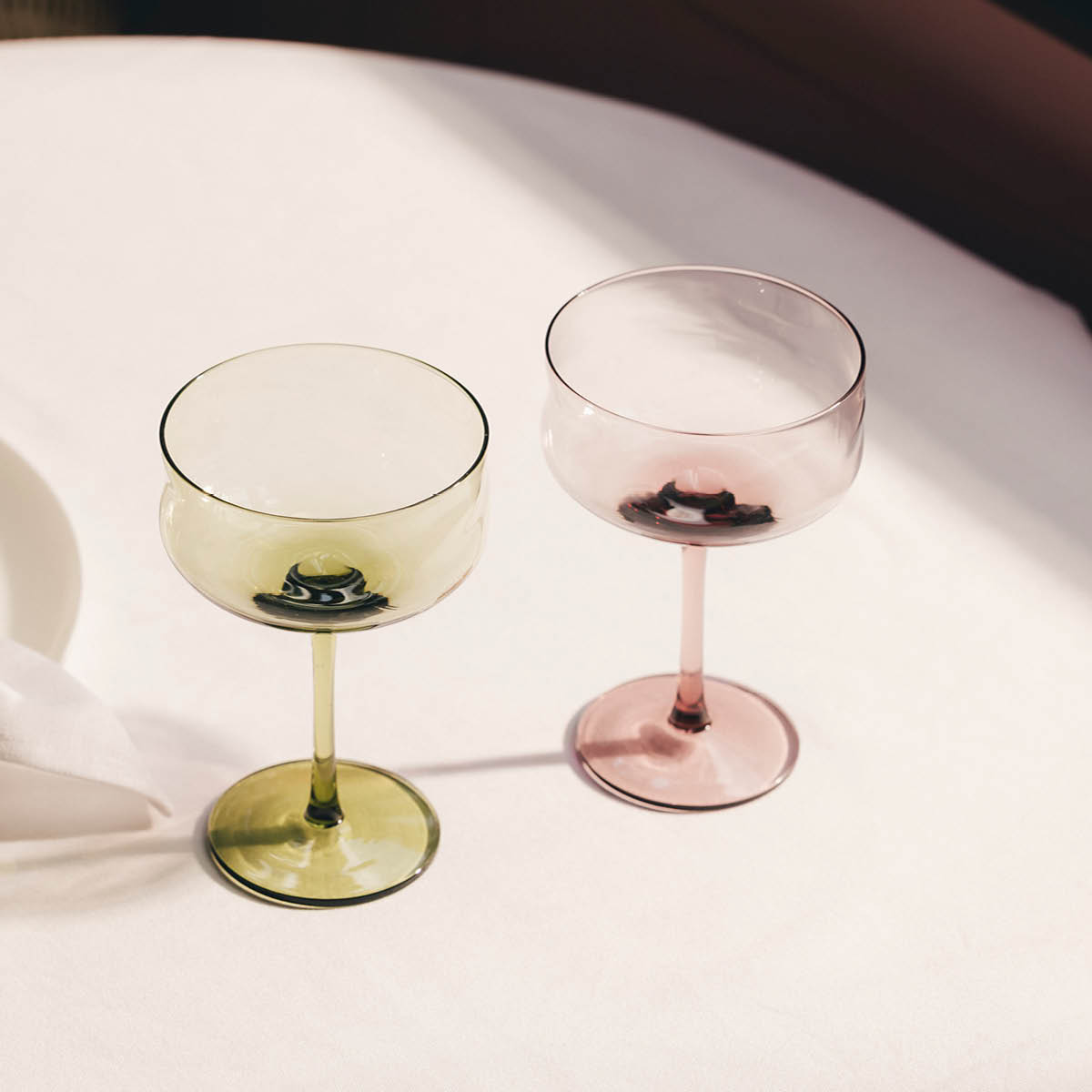 Paveau Swirl Coupe-cocktail glass 26 cl 2 stk Moss