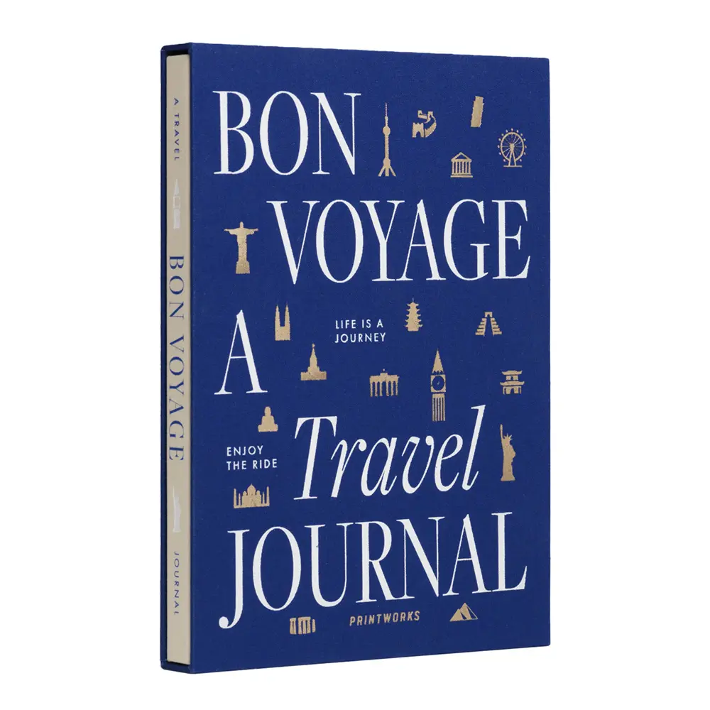 Bon Voyage Matkapäiväkirja Sininen