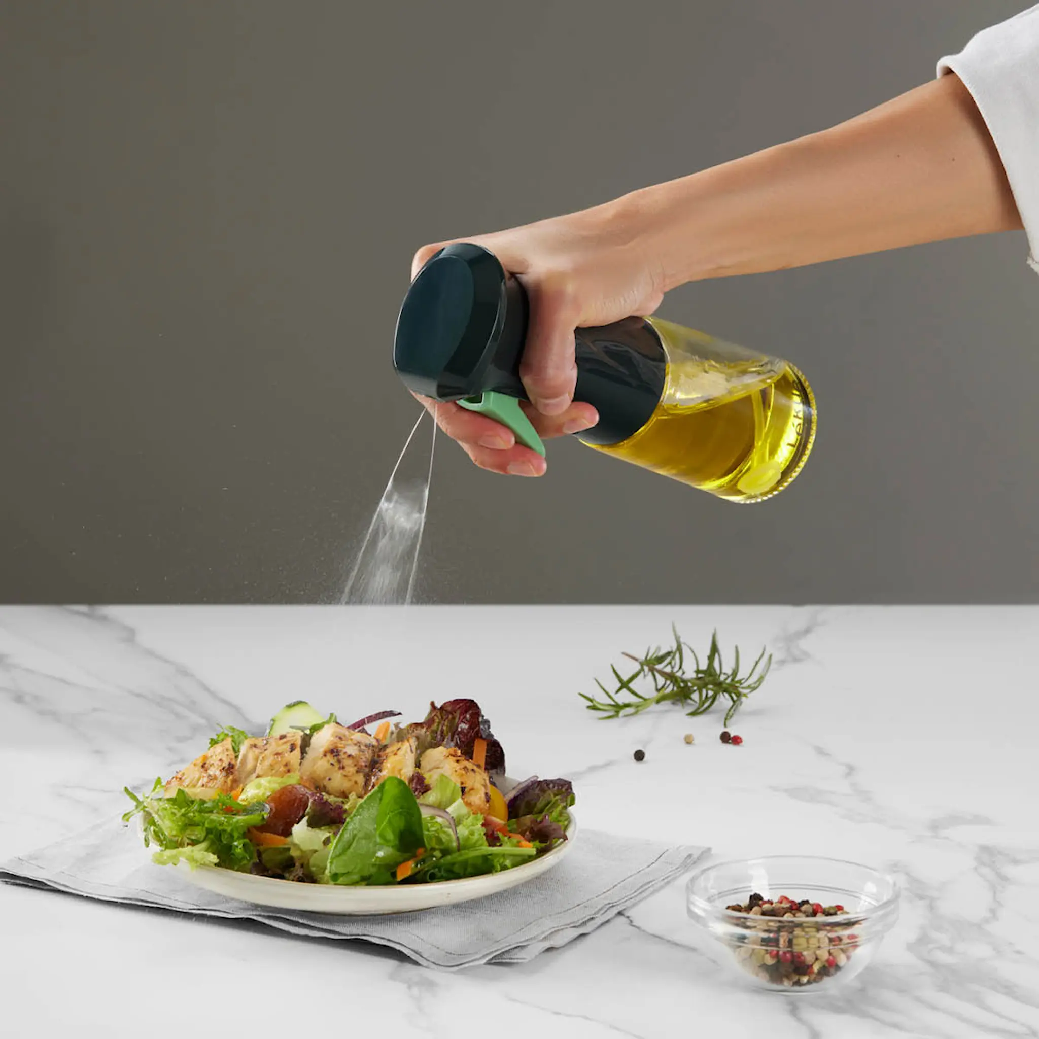 Lékué Oljesprayflaska 150 ml grå/klar