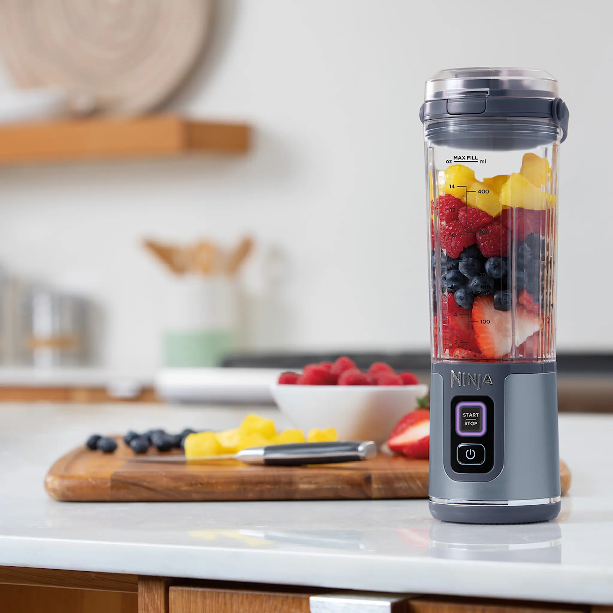 Ninja Blast to-go sladdlös blender 0,5 L denim blue