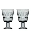 Kastehelmi glas 26 cl 2-pack grå