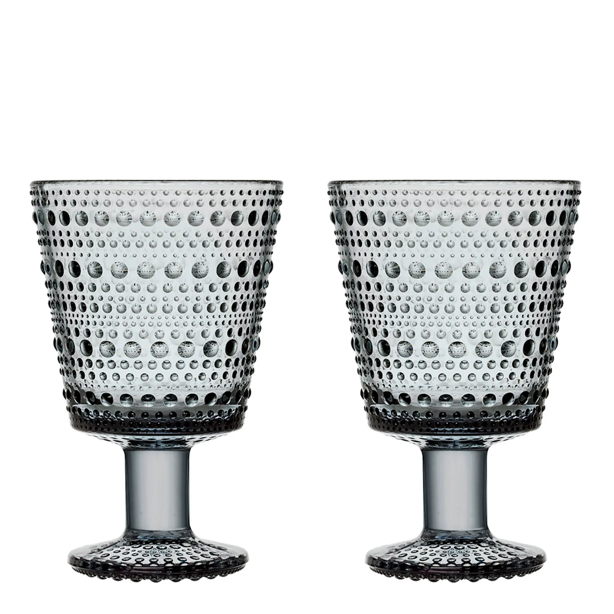 iittala Kastehelmi glass 26 cl 2 stk grå