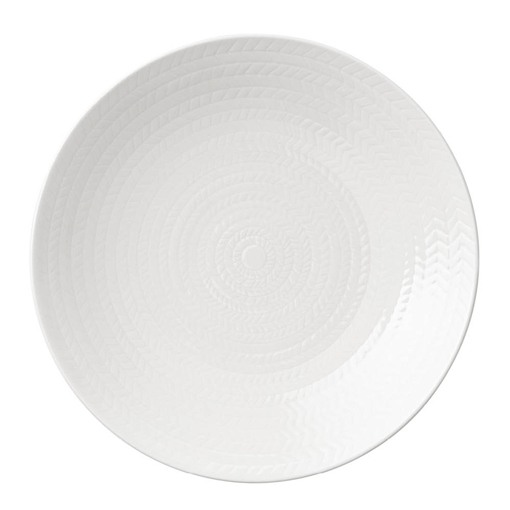 Rörstrand Blå Eld Lautanen 19 cm Valkoinen