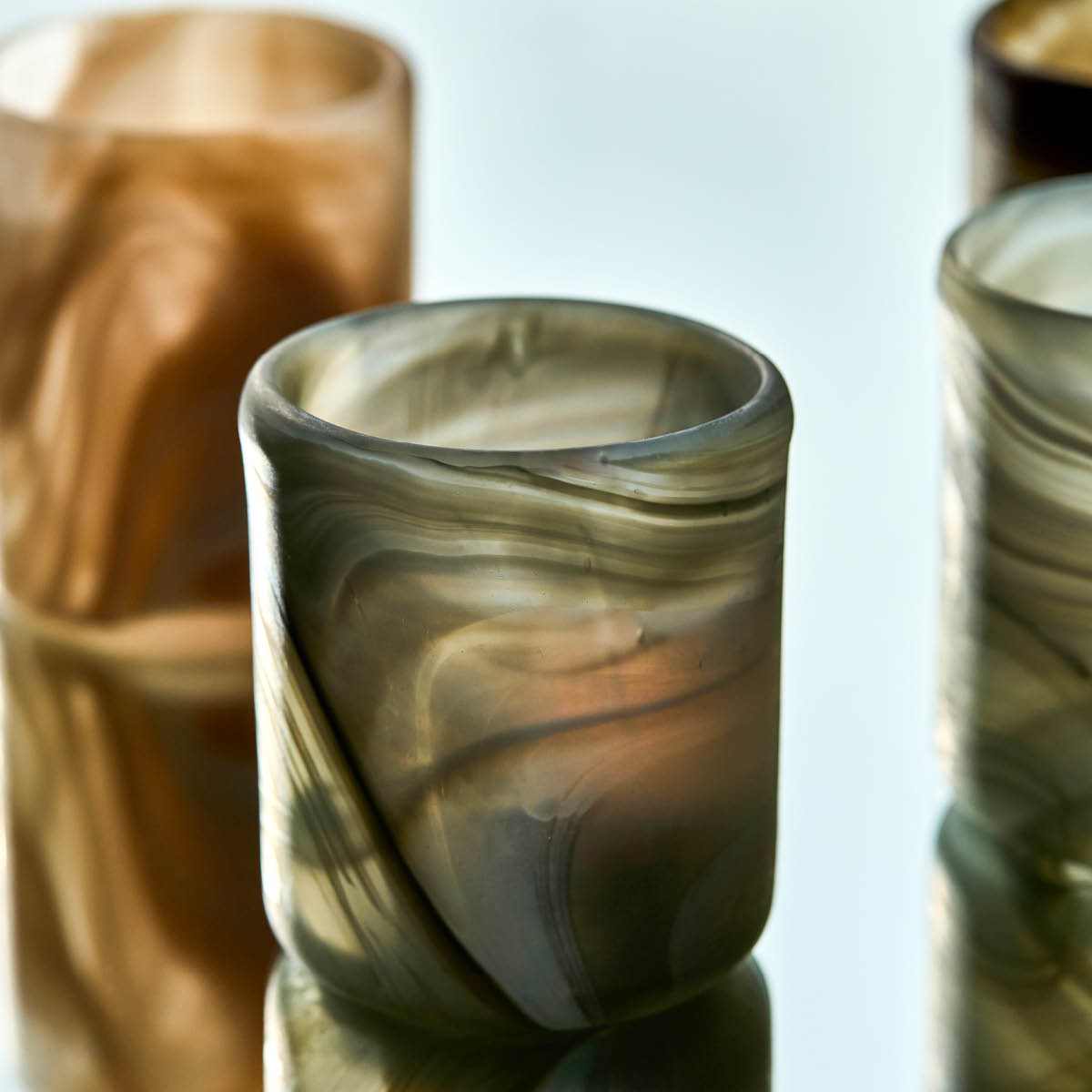 House Doctor Kae Kynttilälyhty 8x7 cm Harmaa