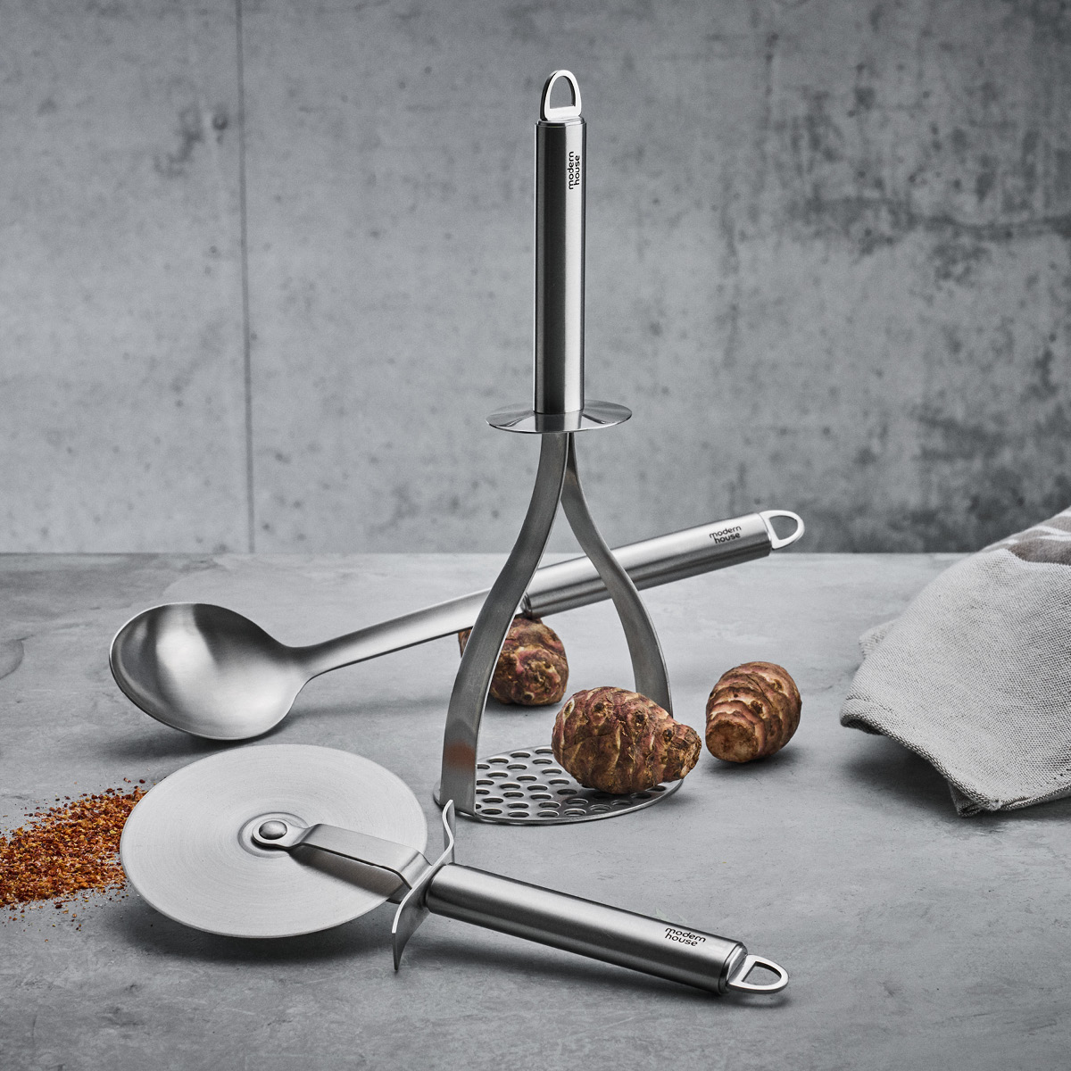 Modern House Chief Serveringssked 31 cm Stål