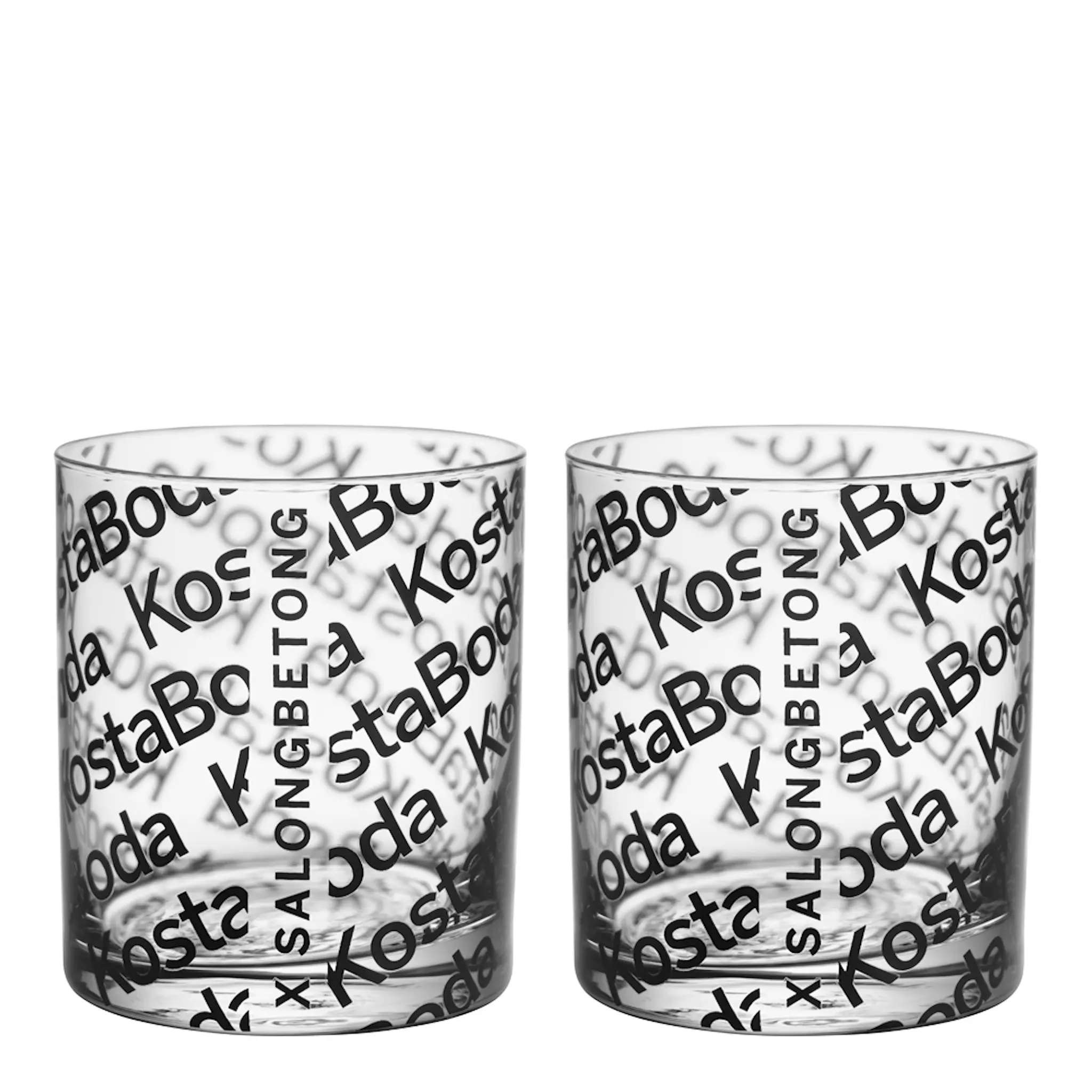 Kosta Boda Salong Betong Whiskyglas 28 CL 2-pack