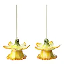 Gömma ornament blomklockor 2-pack gul