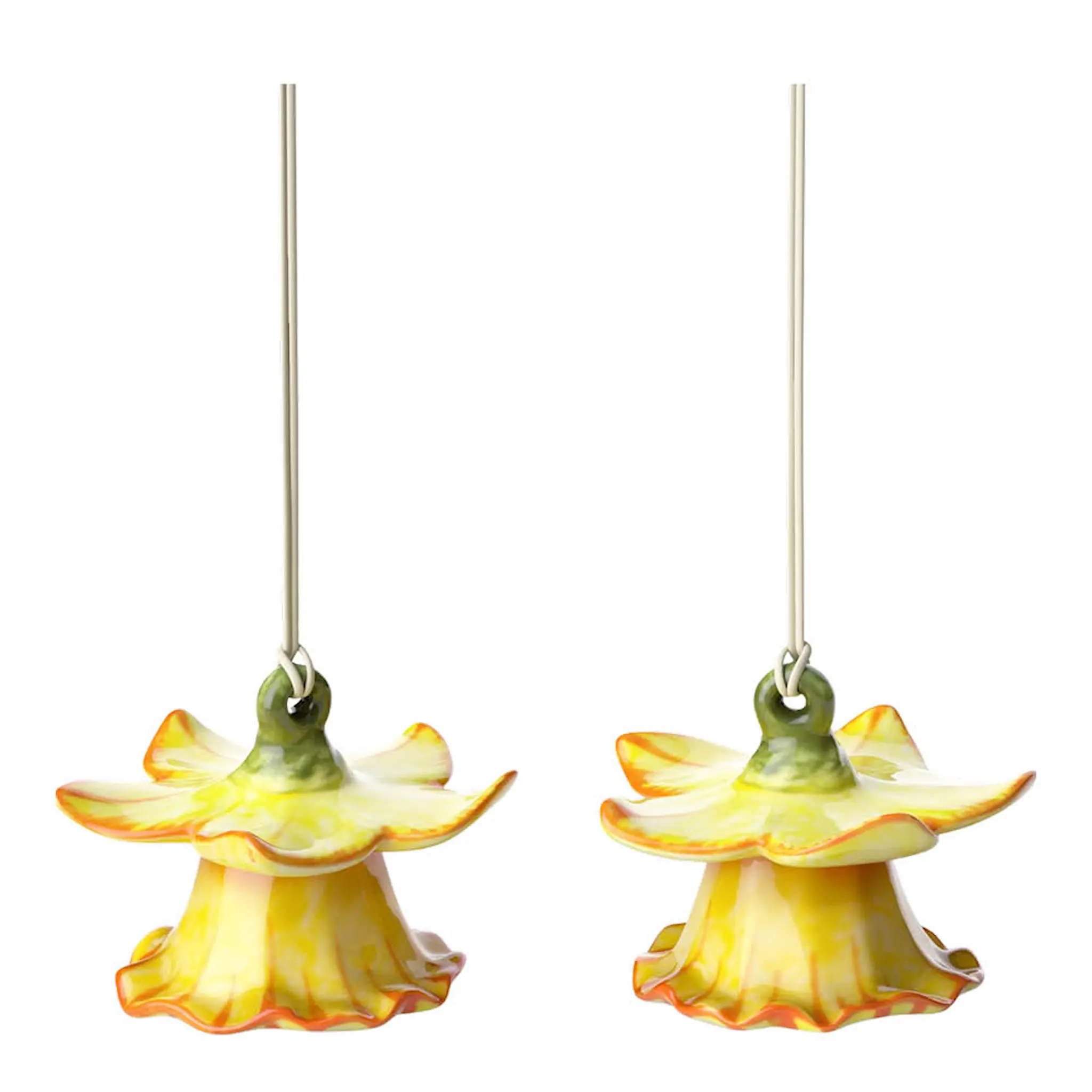 Villeroy & Boch Gömma ornament blomklockor 2-pack gul