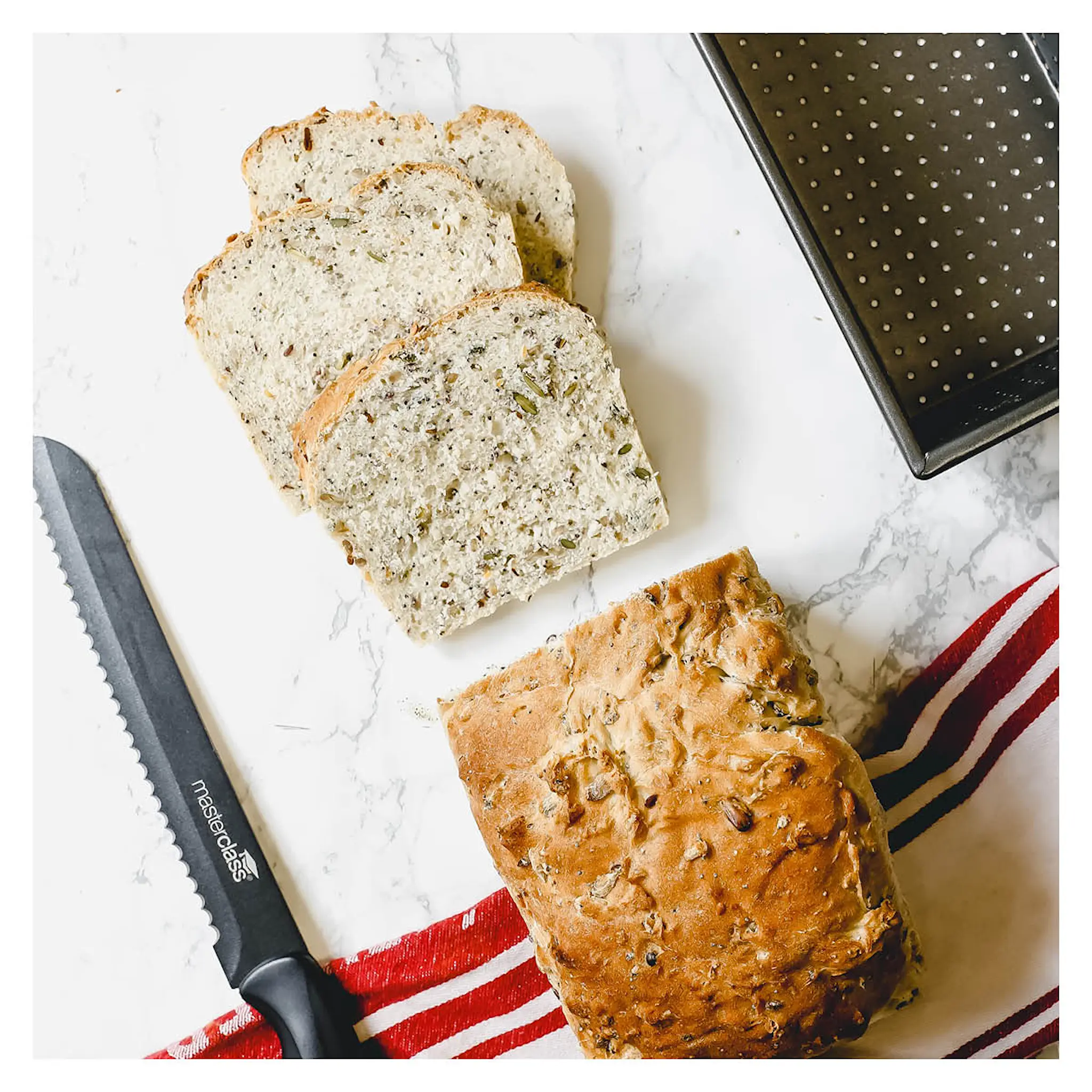 MasterClass Crusty Bake Leipävuoka 22 cm Hiiliteräs
