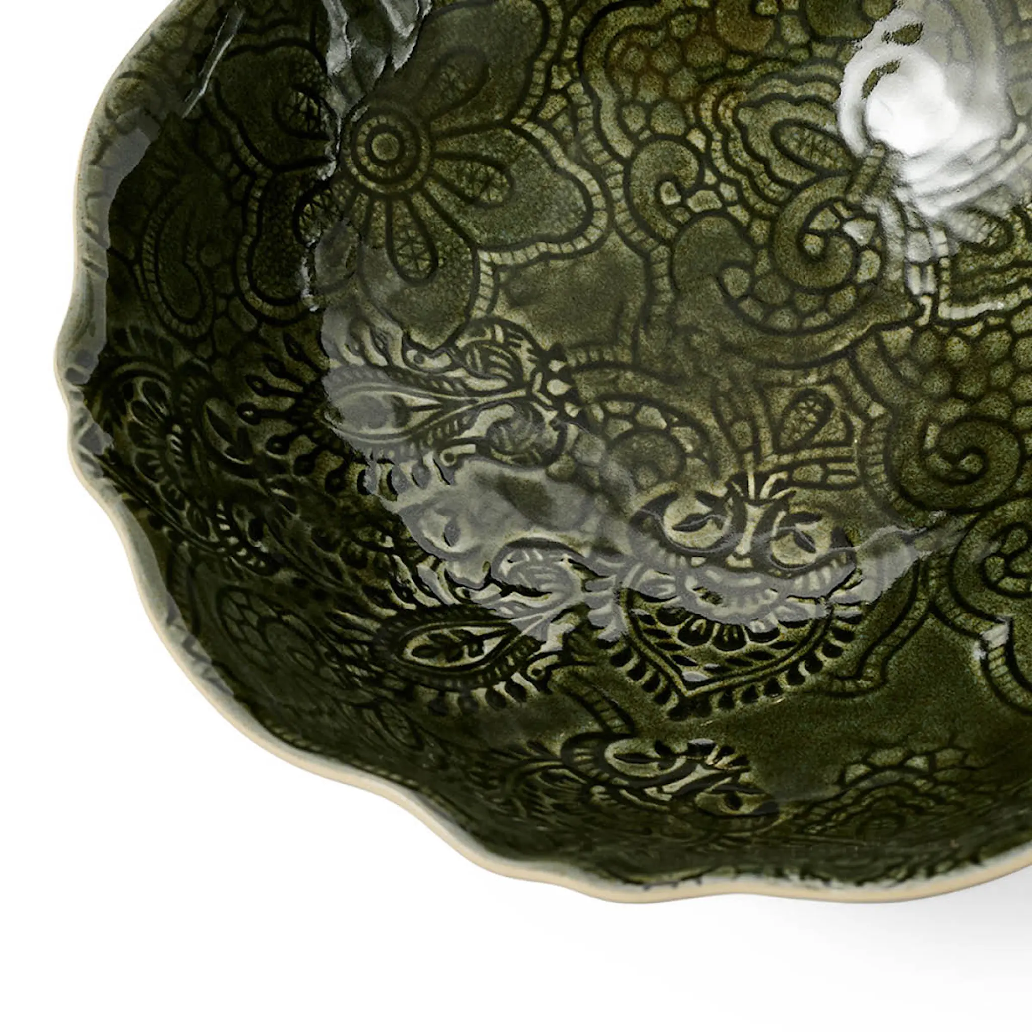 Sthål Arabesque skål 26 cm shadow