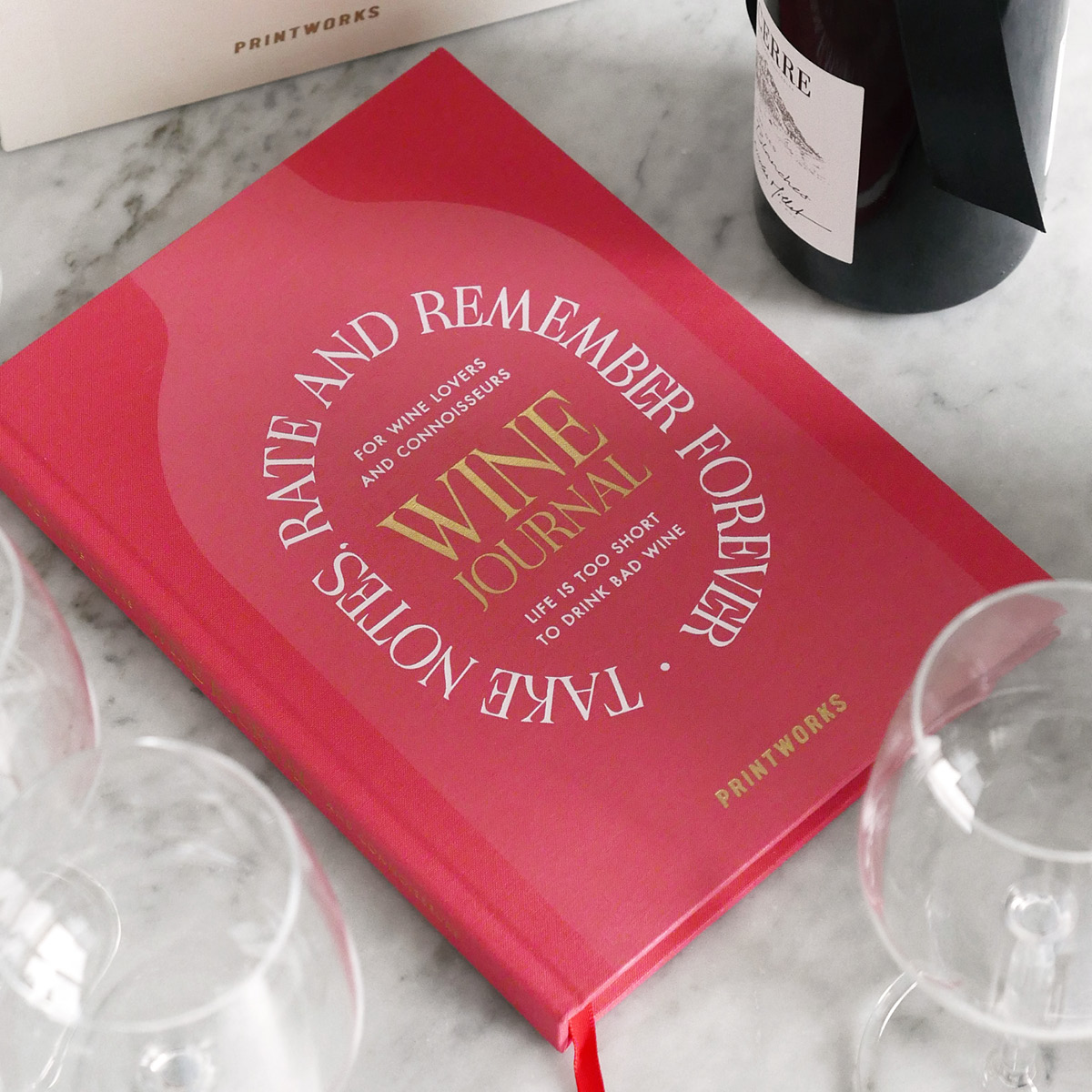 Printworks Vinsmakings dagbok rød