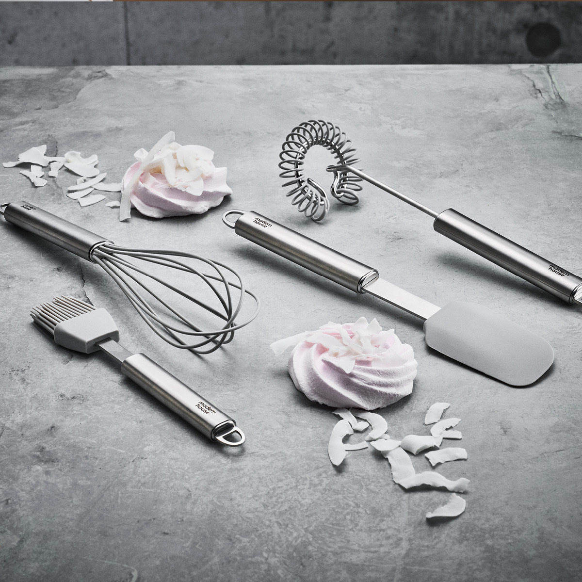 Modern House Chief ballongvisp 29 cm silikon lys grå