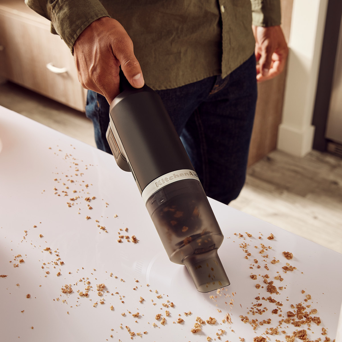 KitchenAid Go Cordless håndstøvsuger 5KKVR100BM u/batteri matt svart