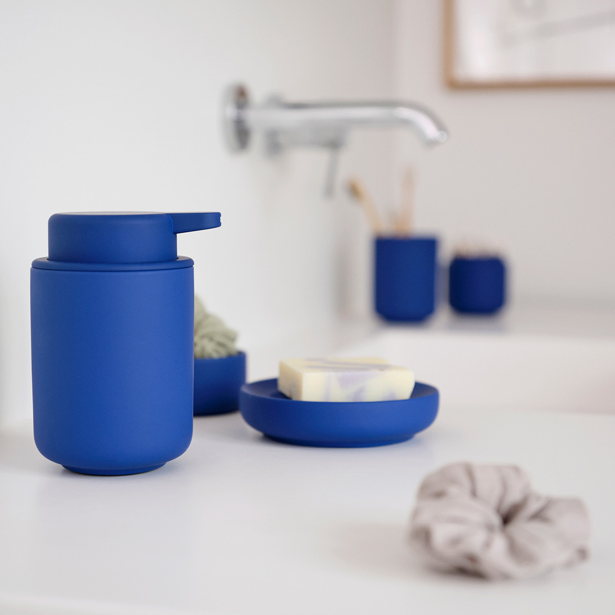 Zone Ume såpeskål 12 cm indigo blue