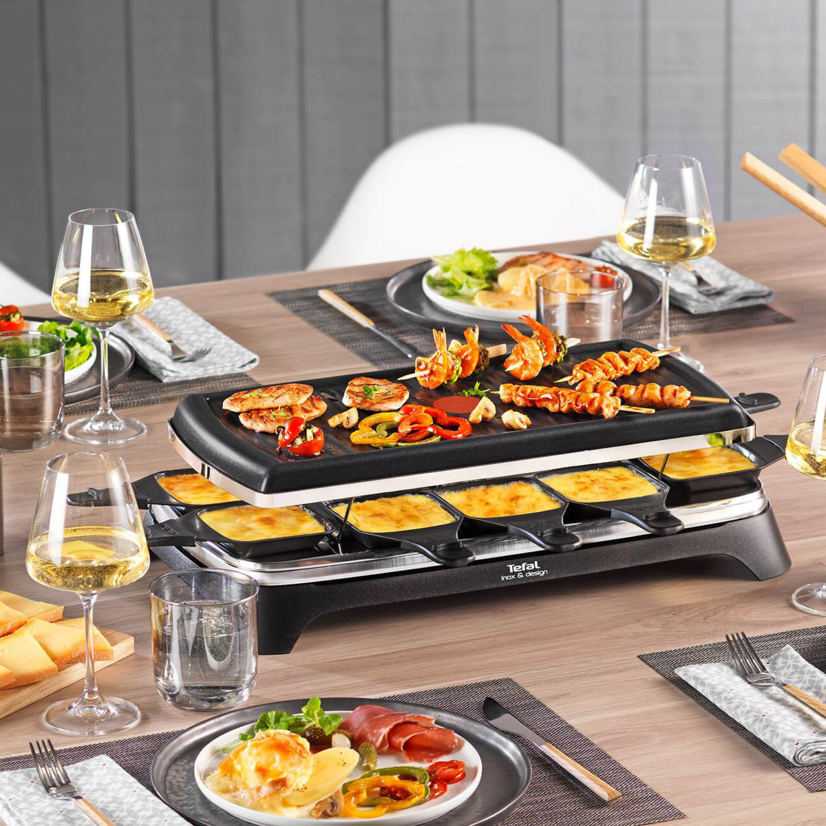 Tefal Raclette Inox & Design