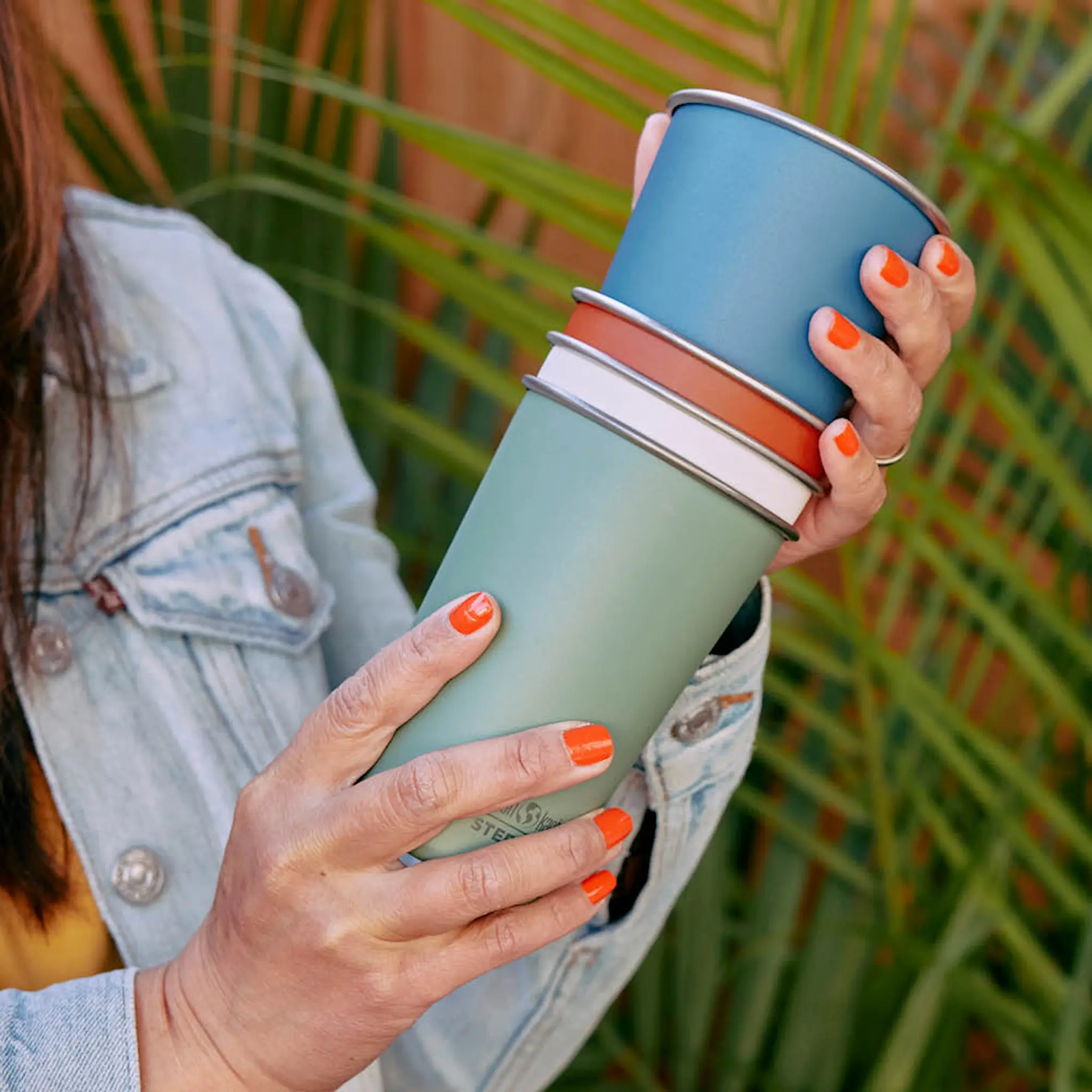 Klean Kanteen Steel Pint stålkopp 47 cl 4 stk Partake
