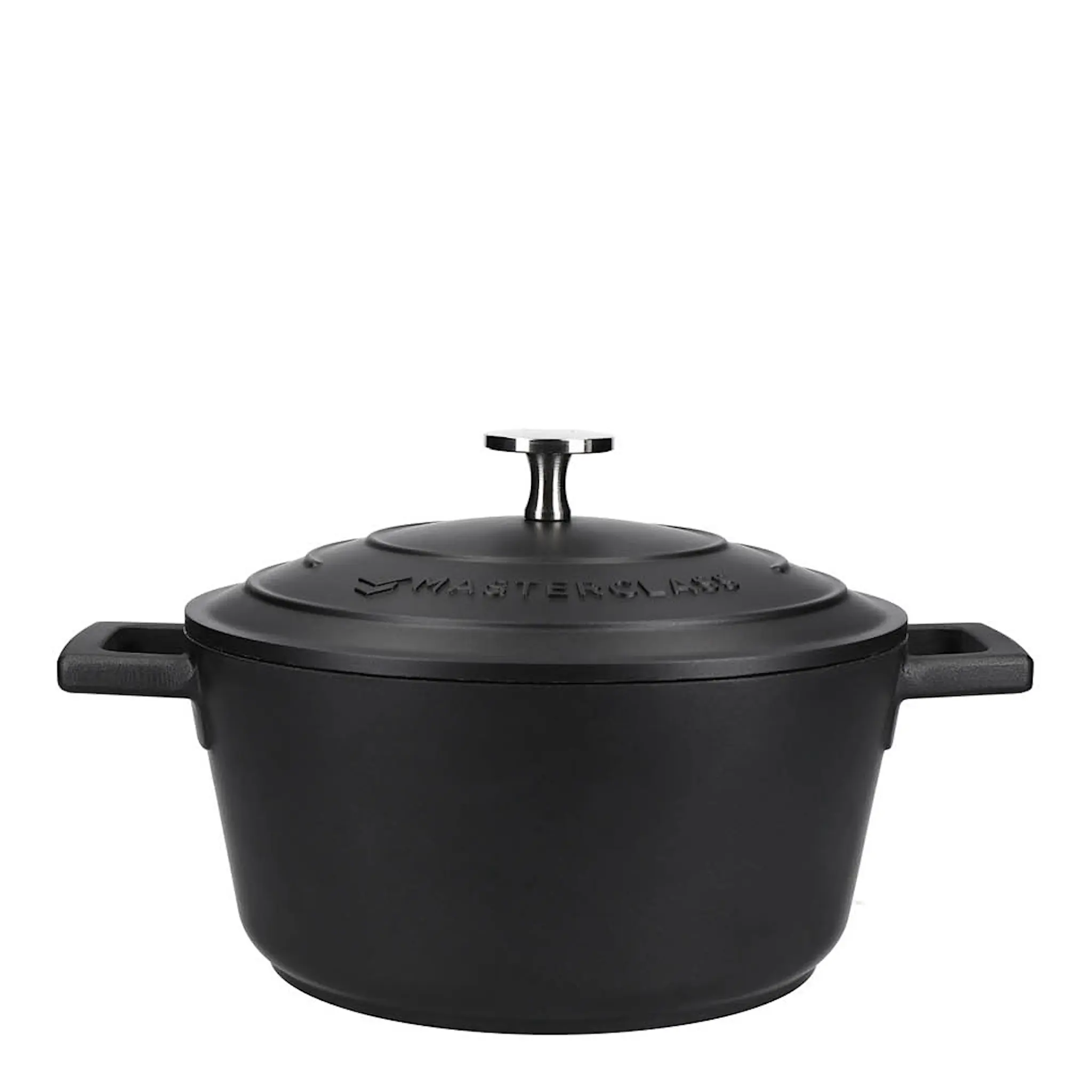 MasterClass Cast Aluminium Pata 2,5 L Musta