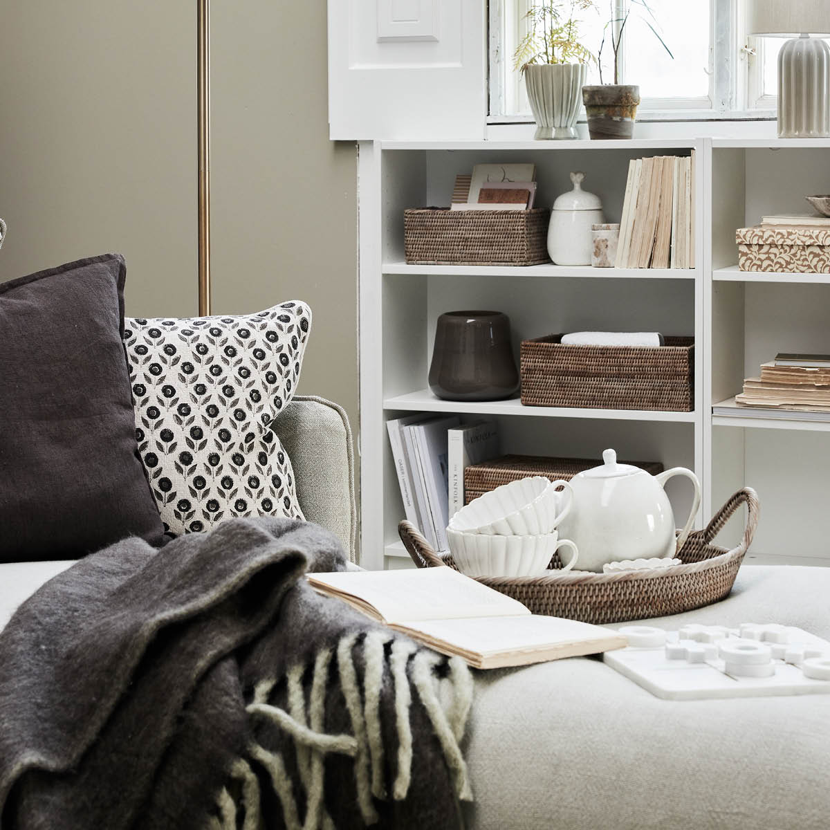 Lene Bjerre Norah korg 11,5 cm natur