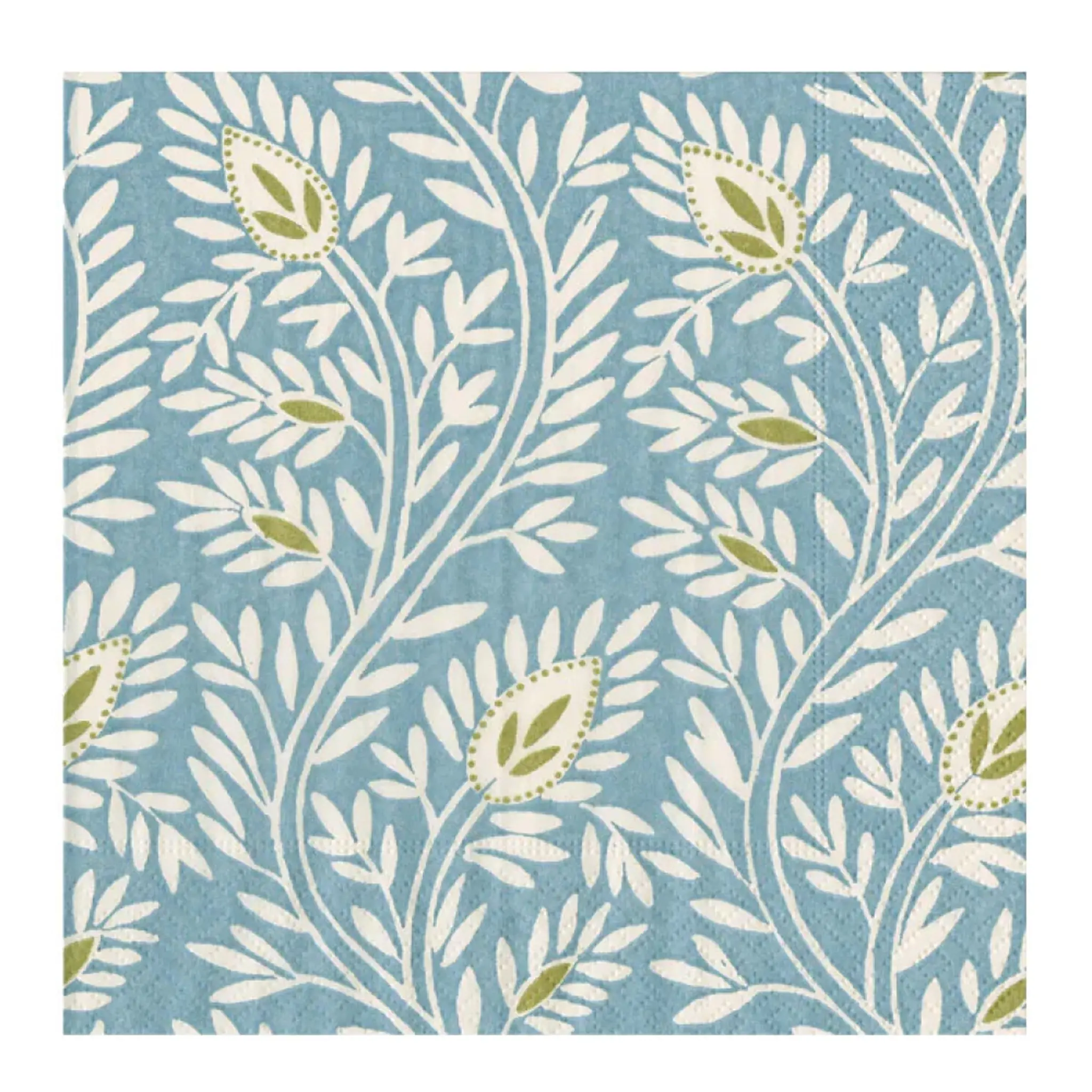 Caspari Samsara Stone servett 33x33 cm 20-pack blå/vit/grön